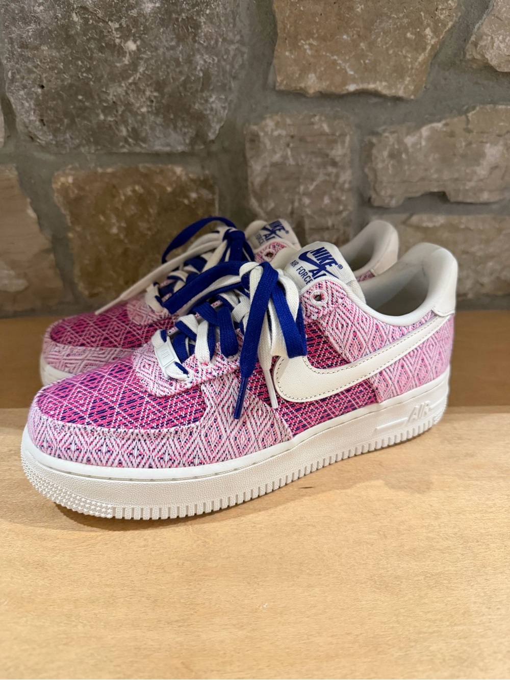 Nike Air Force 1 Low “Woven Together” Sneakers size 7 - Picture 6 of 14